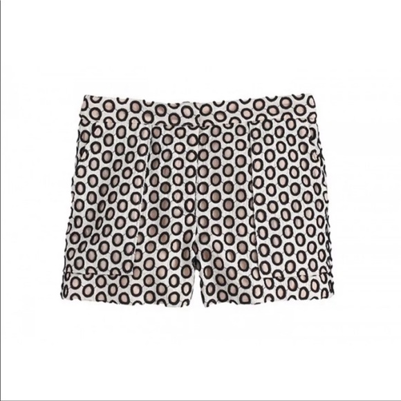 J. Crew Eyelet Short - Blush, Cream, Black Size 6 - Picture 2 of 14